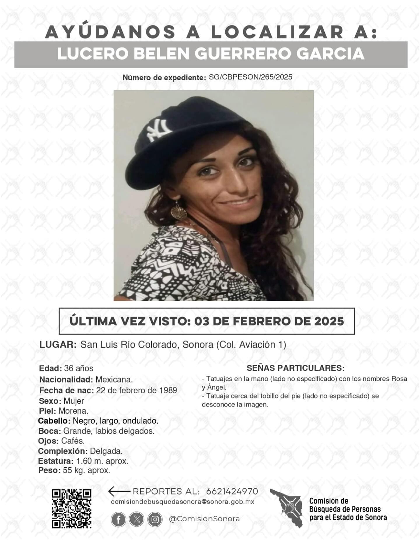 LUCERO BELEN GUERRERO GARCIA - DESAPARECIDA