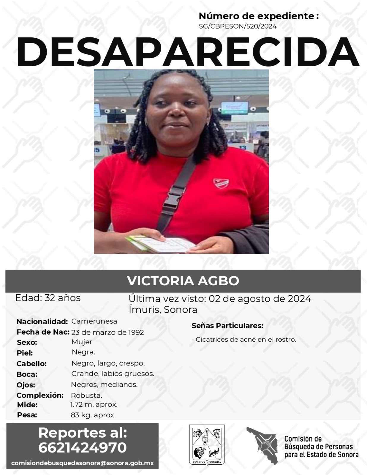 VICTORIA AGBO - DESAPARECIDA