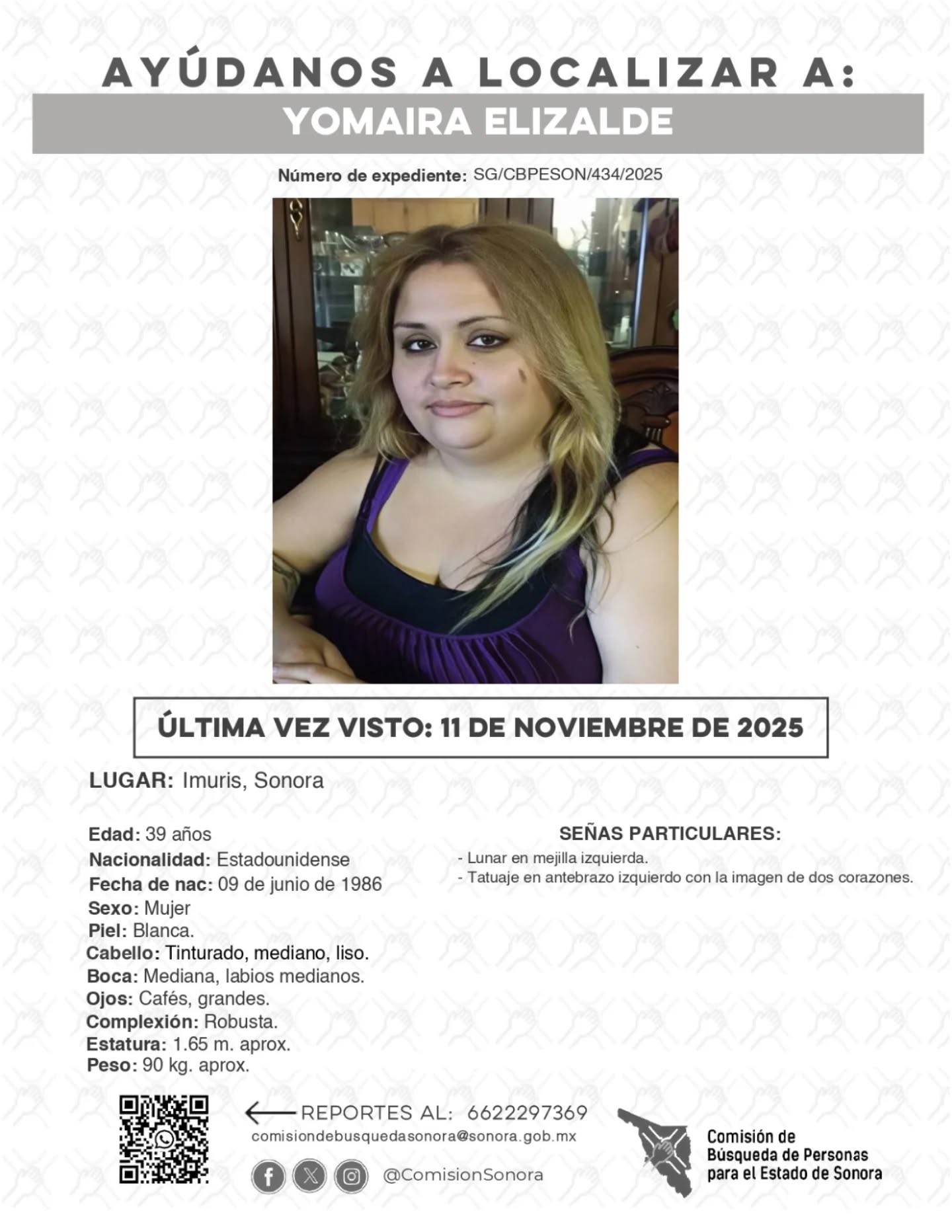 YOMAIRA ELIZALDE - DESAPARECIDA