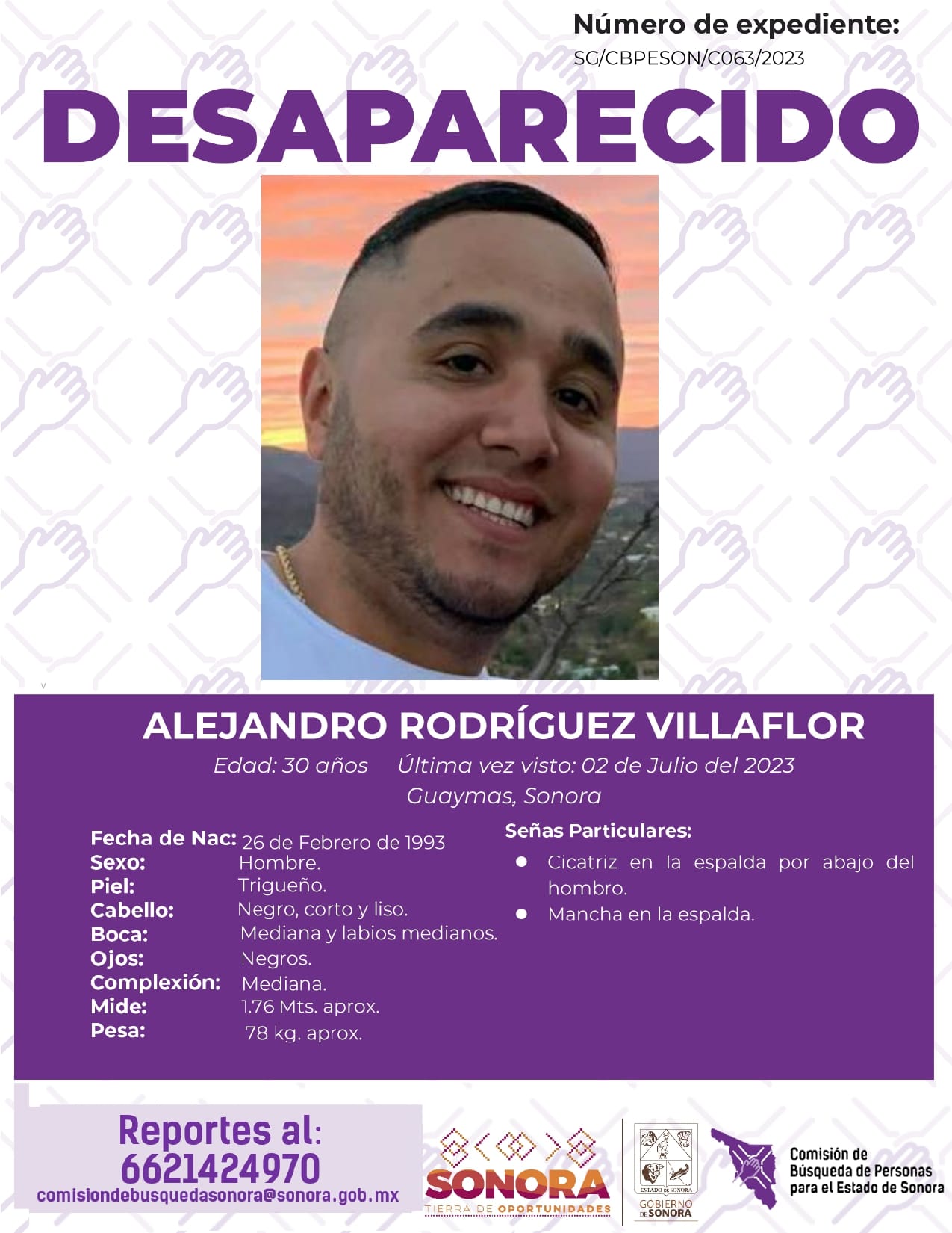 ALEJANDRO RODRIGUEZ VILLAFLOR - DESAPARECIDO