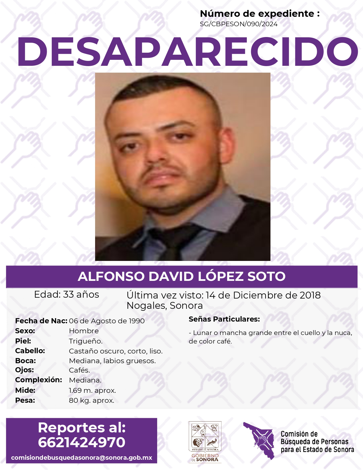 ALFONSO DAVID LÓPEZ SOTO - DESAPARECIDO