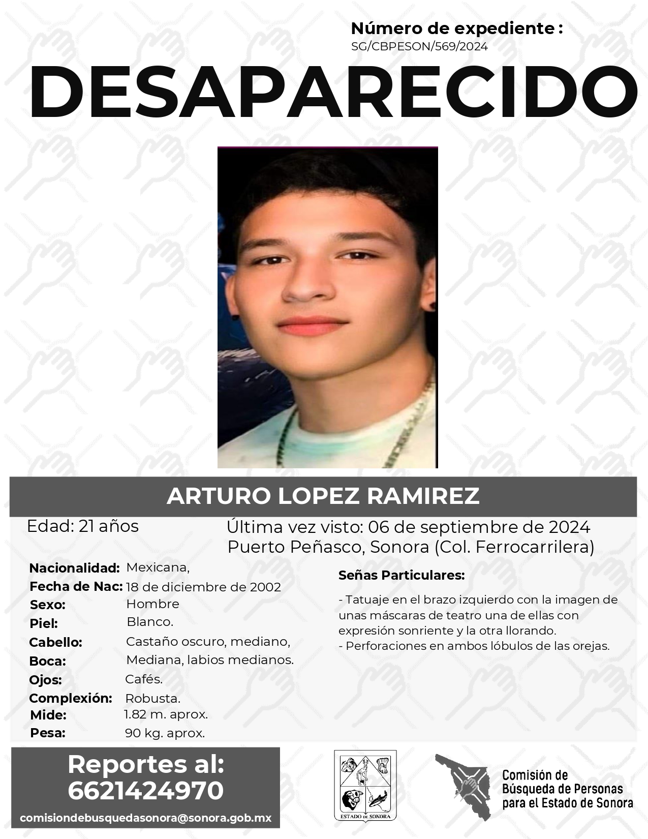 ARTURO LOPEZ RAMIREZ - DESAPARECIDO