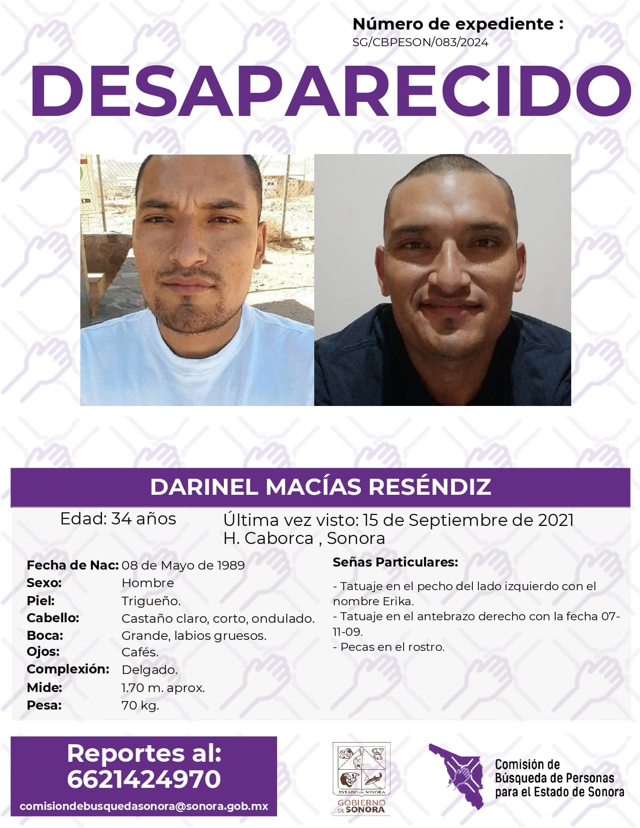 DARINEL MACÍAS RESENDIZ - DESAPARECIDO