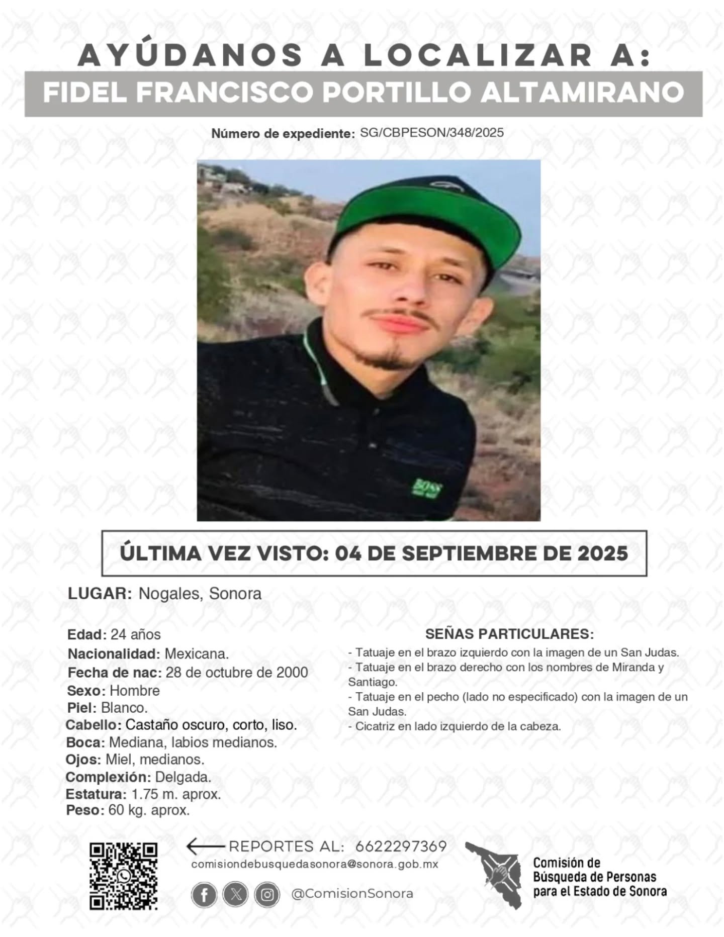 FIDEL FRANCISCO PORTILLO ALTAMIRANO - DESAPARECIDO