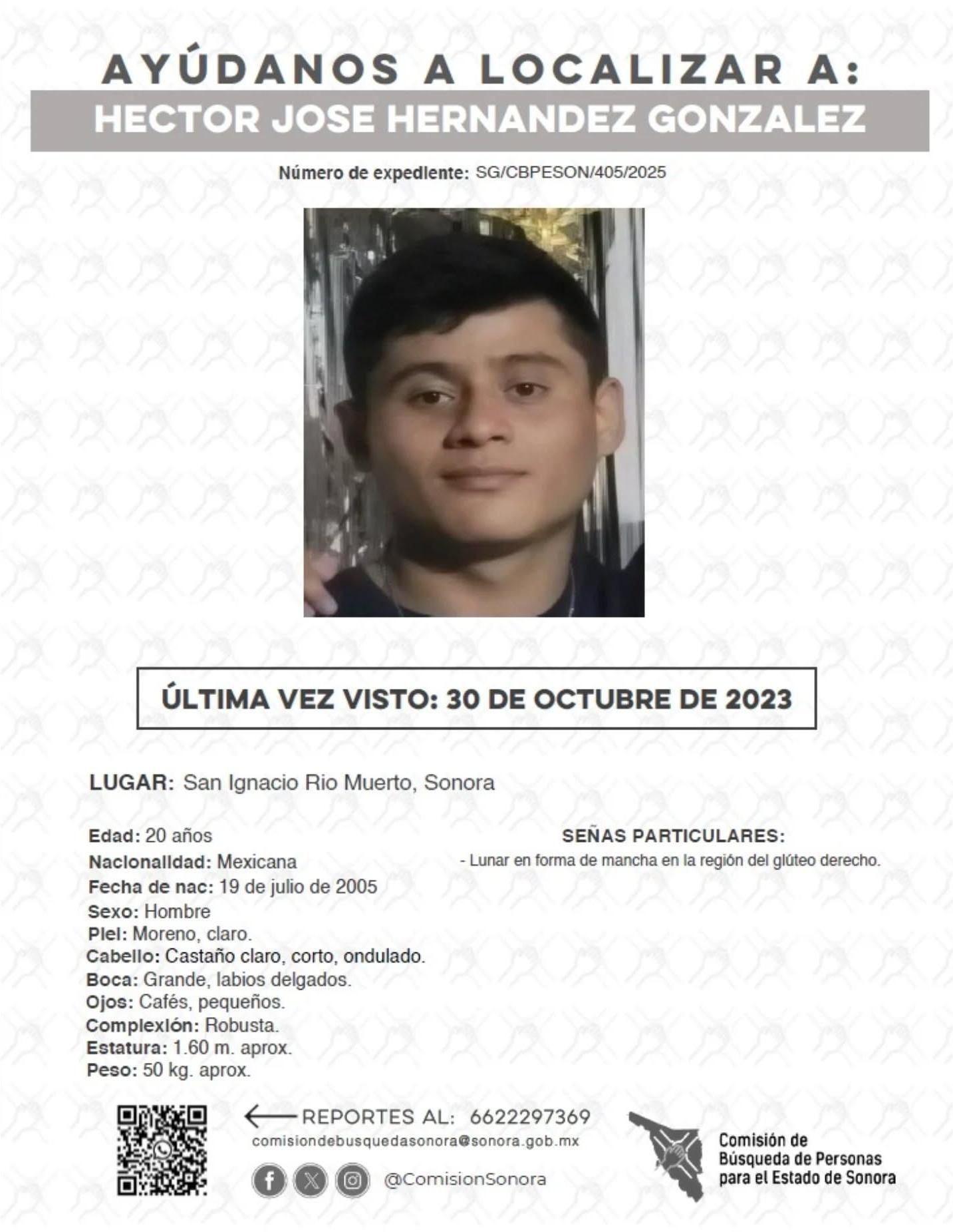 HECTOR JOSE HERNANDEZ GONZALEZ - DESAPARECIDO