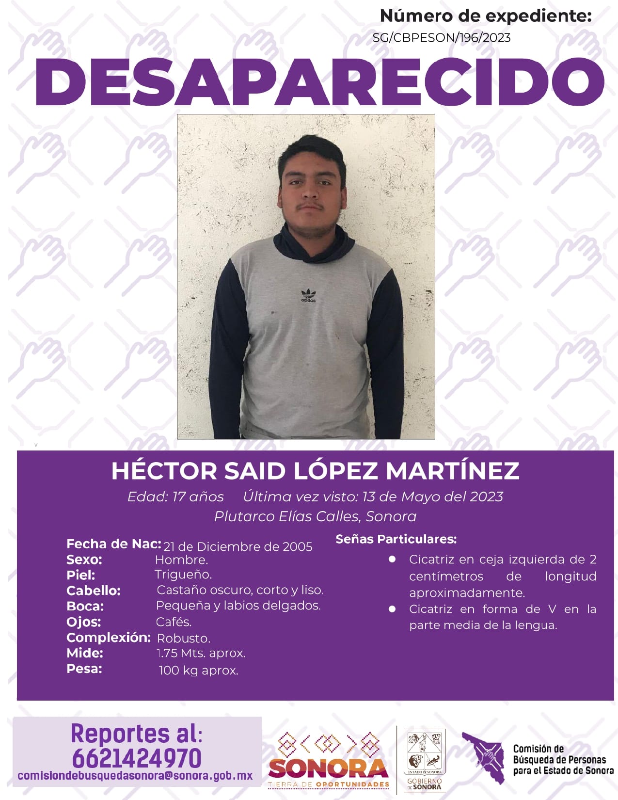 HECTOR SAID LOPEZ MARTINEZ - DESAPARECIDO