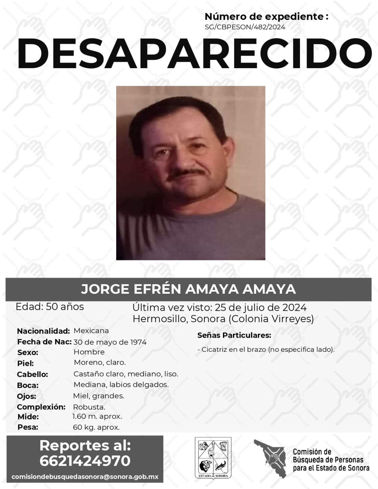 JORGE EFRÉN AMAYA AMAYA - DESAPARECIDO