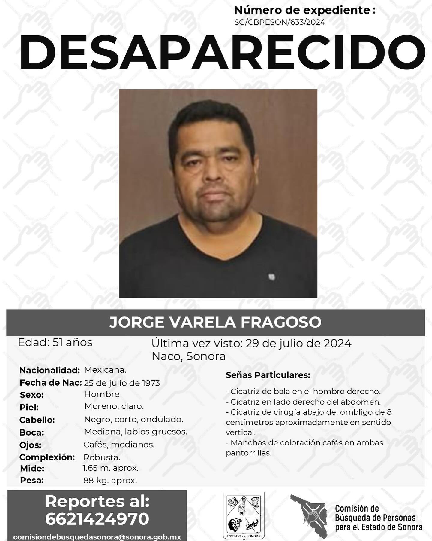 JORGE VARELA FRAGOSO - DESAPARECIDO