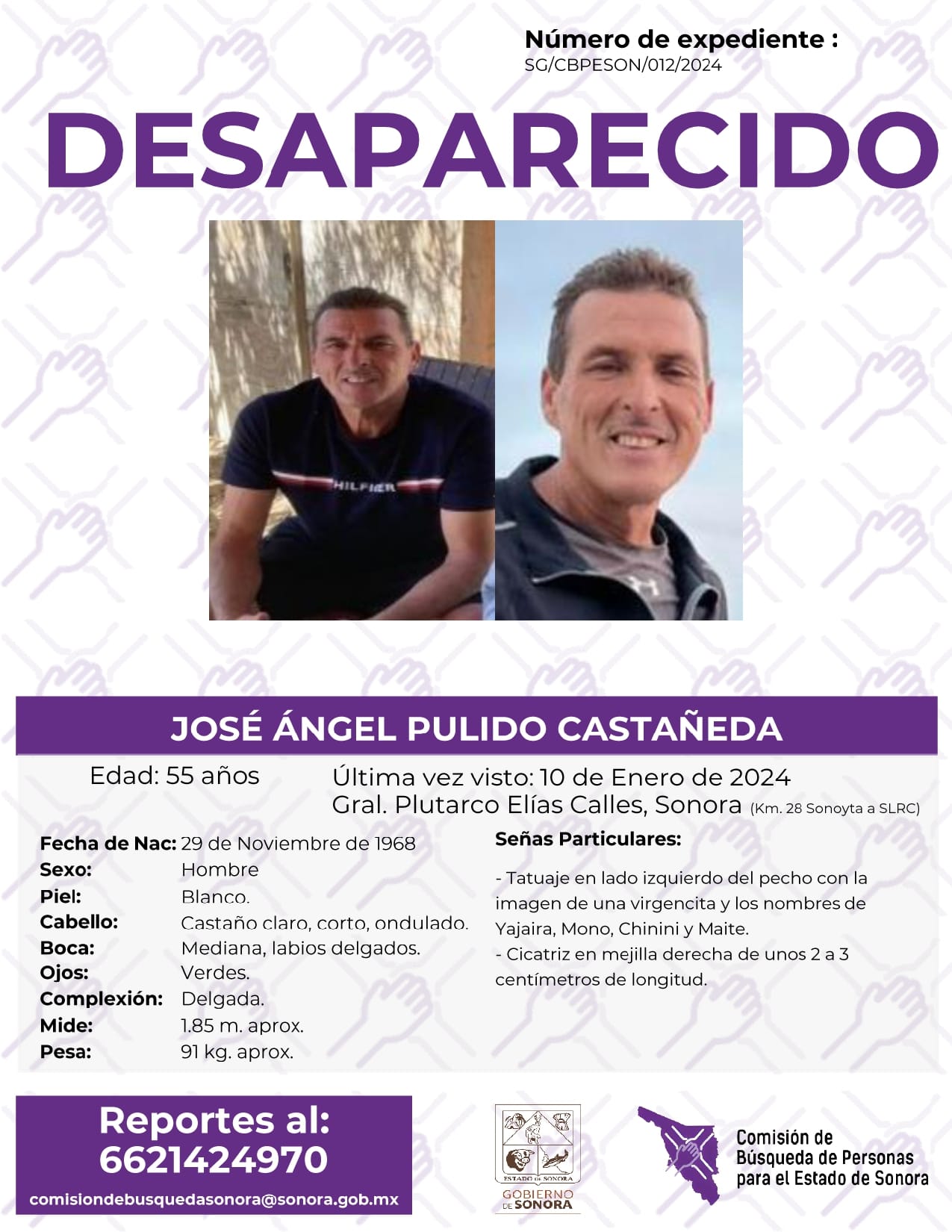 JOSÉ ÁNGEL PULIDO CASTAÑEDA - DESAPARECIDO