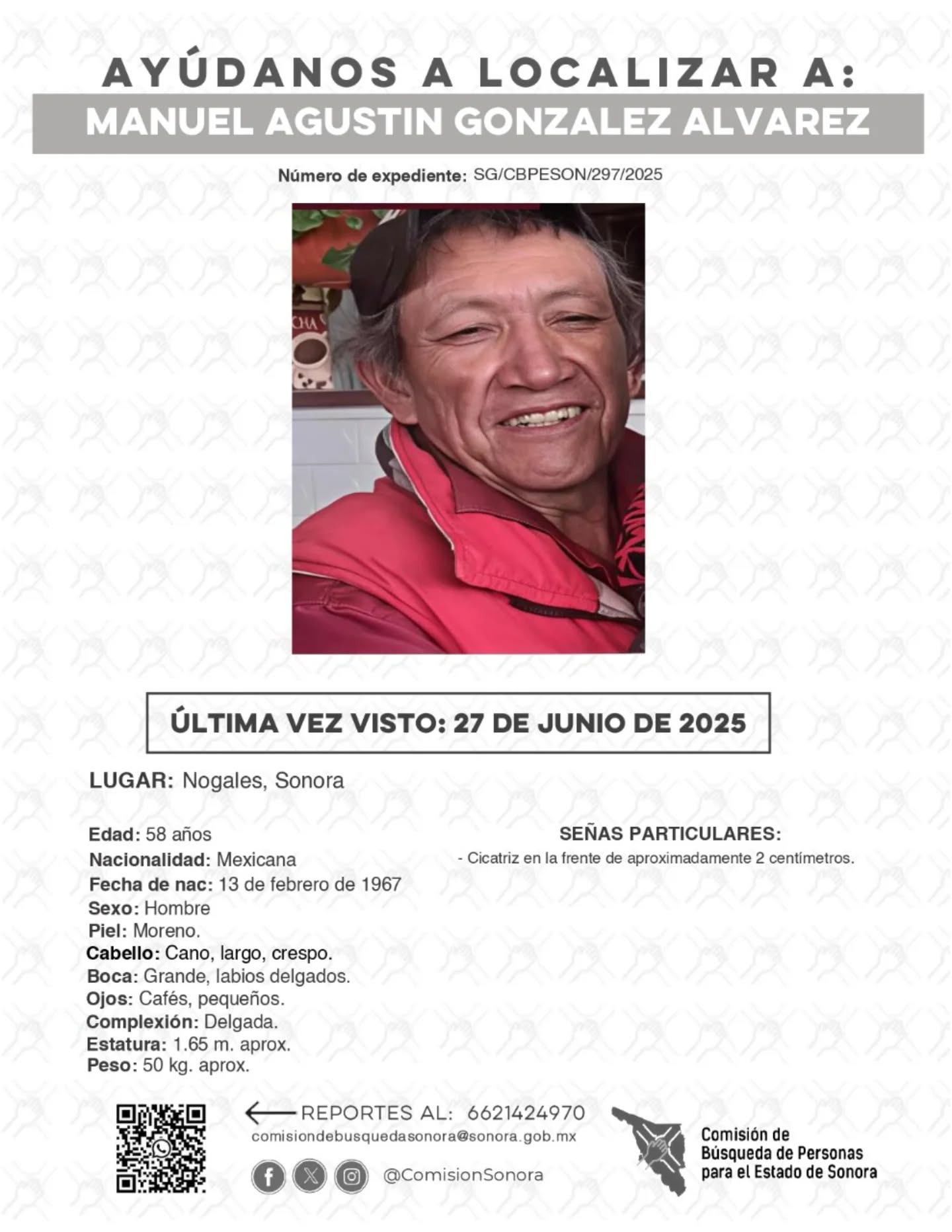 MANUEL AGUSTIN GONZALEZ ALVAREZ - DESAPARECIDO