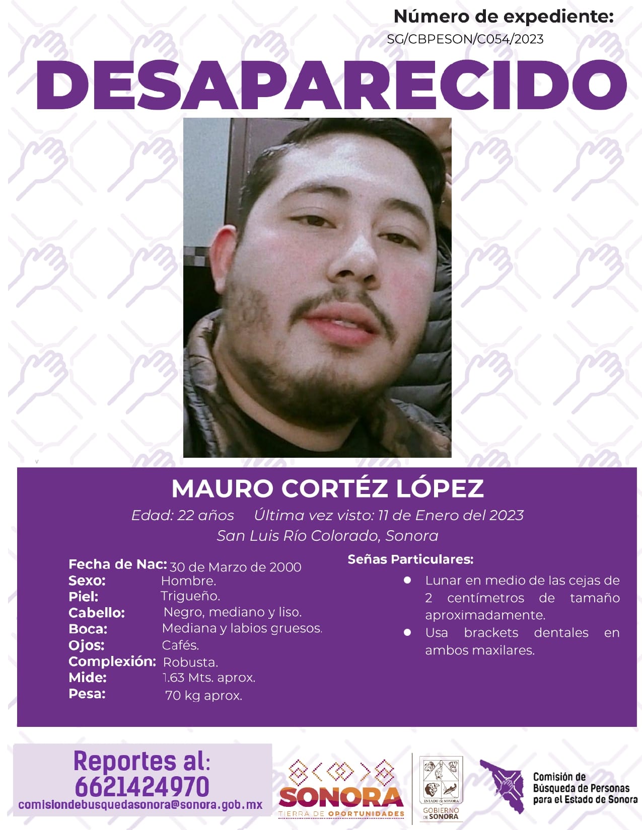 MAURO CORTEZ LOPEZ - DESAPARECIDO
