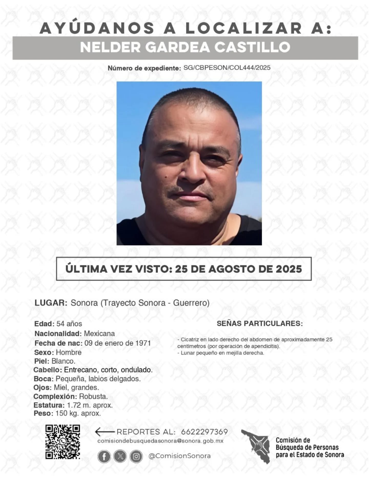 NELDER GARDEA CASTILLO - DESAPARECIDO