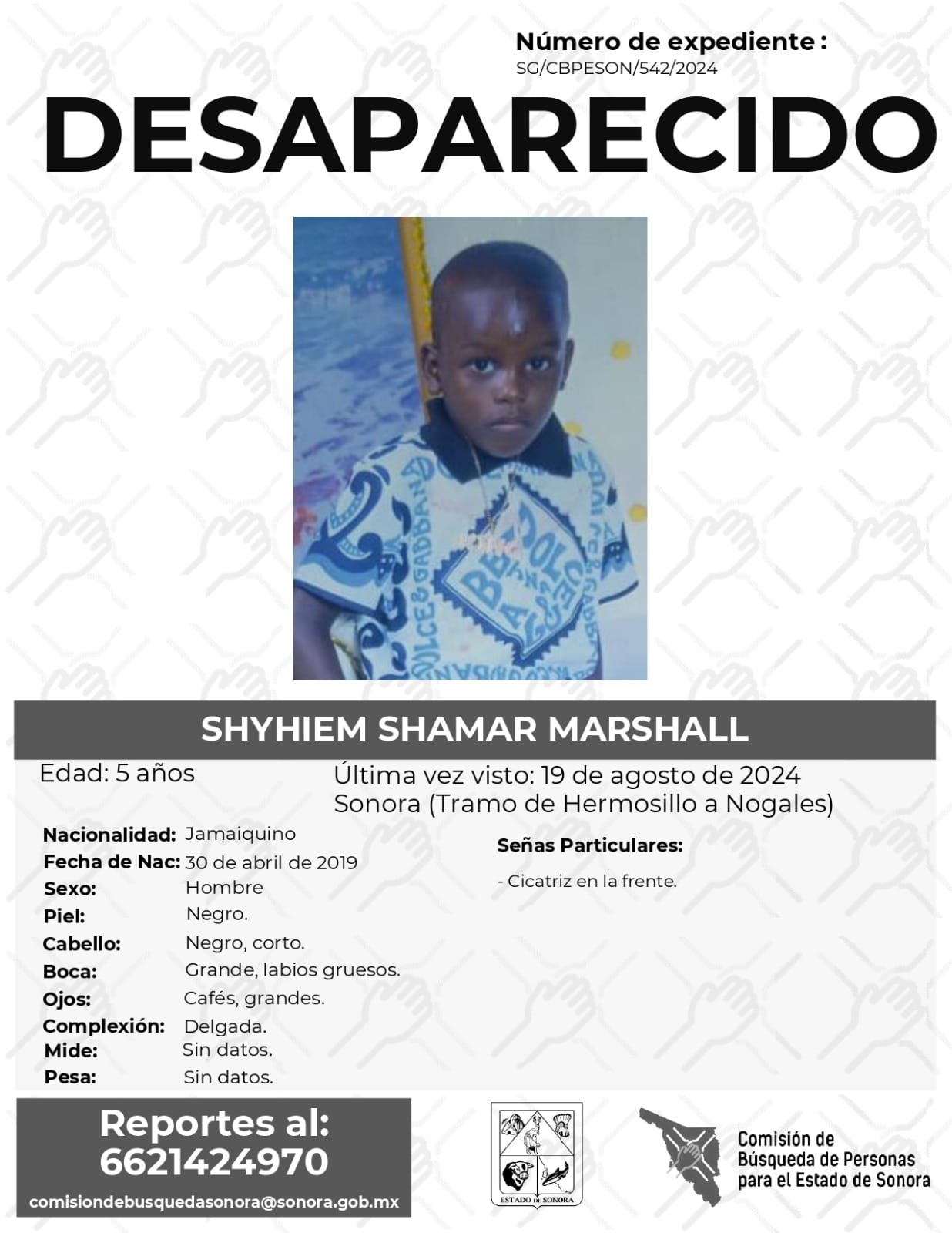 SHYHIEM SHAMAR MARSHALL - DESAPARECIDO